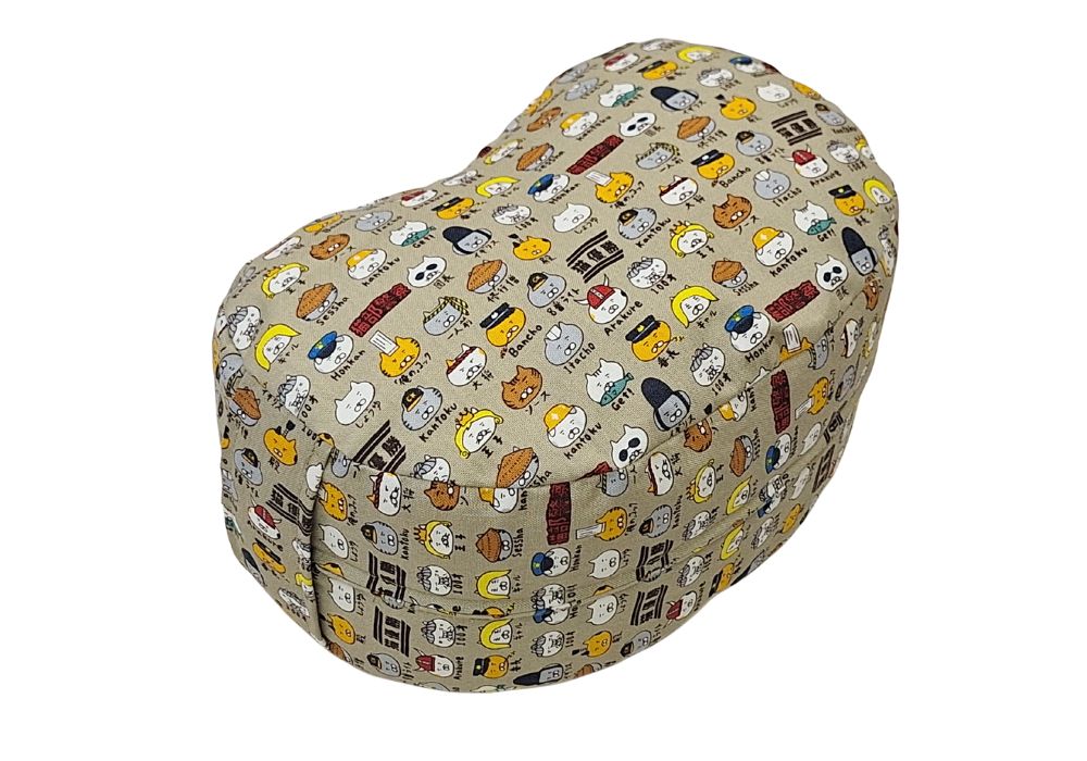 姿勢も良くなる正座クッション キャラ猫・モカ