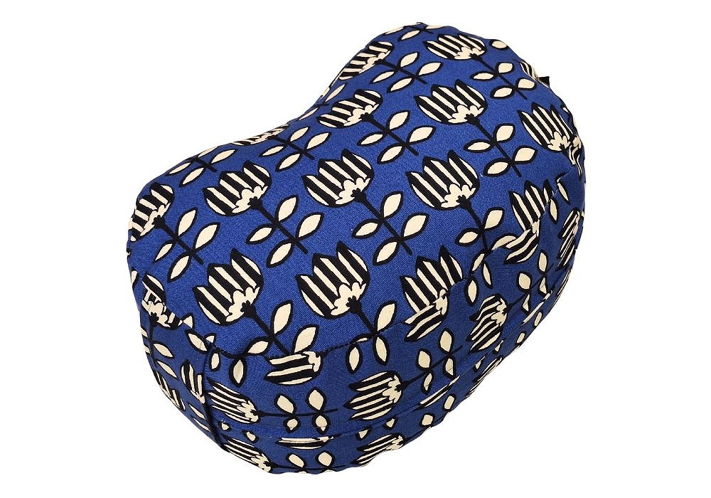 姿勢も良くなる正座クッション チューリポップ・ブルー　(取っ手付) | 商品紹介 | マインドフルネスdays 有限会社エール