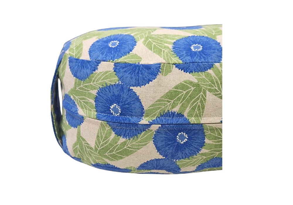 姿勢も良くなる正座クッション デイジー・ブルー　(取っ手付) 関連画像2 | 商品紹介 | マインドフルネスdays 有限会社エール