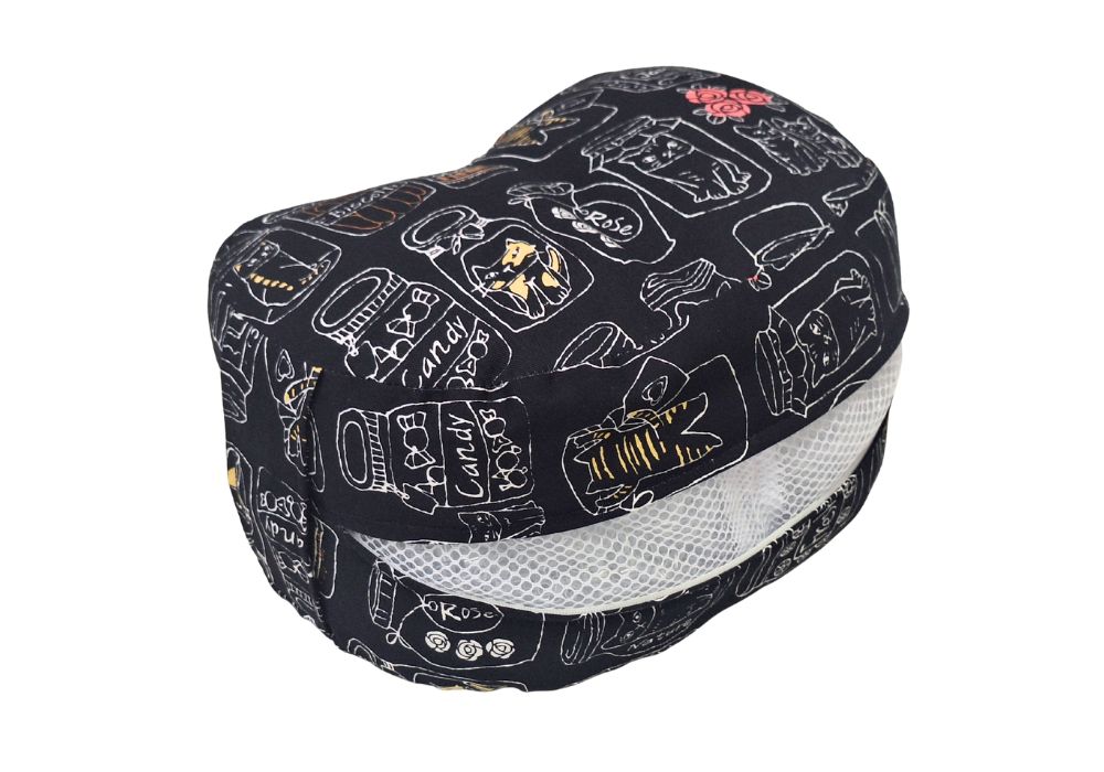姿勢も良くなる正座クッション キャットボトル・ブラック　(取っ手付) 関連画像4 | 商品紹介 | マインドフルネスdays 有限会社エール